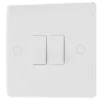 British General 800 Series 10AX 2-Gang 2-Way Light Switch White