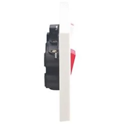 British General 900 Series 45A 2-Gang DP Cooker Switch & 13A DP Switched Socket White -British General Switches & Sockets Store 56392 A2