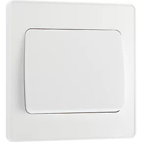 British General Evolve 20 A 16AX 1-Gang 2-Way Wide Rocker Light Switch Pearlescent White with White Inserts 2 British General Evolve 20 A 16AX 1-Gang 2-Way Wide Rocker Light Switch Pearlescent White with White Inserts - Image 2