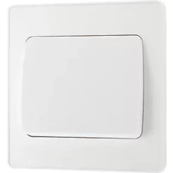 British General Evolve 20 A 16AX 1-Gang 2-Way Wide Rocker Light Switch Pearlescent White with White Inserts 9 British General Evolve 20 A 16AX 1-Gang 2-Way Wide Rocker Light Switch Pearlescent White with White Inserts -British General Switches & Sockets Store 580PY A3