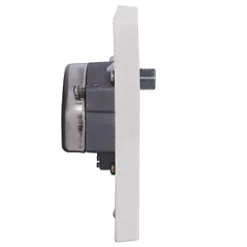 British General 900 Series 1-Gang Triplex Multimedia Socket White -British General Switches & Sockets Store 58721 A3