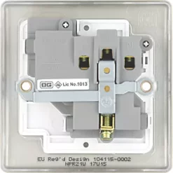 British General Nexus Metal 13A 1-Gang DP Switched Socket Pearl Nickel with White Inserts 11 British General Nexus Metal 13A 1-Gang DP Switched Socket Pearl Nickel with White Inserts -British General Switches & Sockets Store 593PY A5