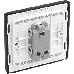 British General Evolve 20 A 16AX 1-Gang 2-Way Wide Rocker Light Switch Matt Black with Black Inserts 10 British General Evolve 20 A 16AX 1-Gang 2-Way Wide Rocker Light Switch Matt Black with Black Inserts -British General Switches & Sockets Store 599PY A4