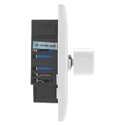 British General 800 Series 2-Gang 2-Way LED Dimmer Switch White -British General Switches & Sockets Store 607HV A2