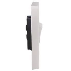 British General 900 Series 10AX 2-Gang 2-Way Light Switch White -British General Switches & Sockets Store 60871 A3