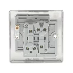 British General Nexus Metal 10AX 2-Gang 2-Way Light Switch Brushed Iridium -British General Switches & Sockets Store 61231 A3