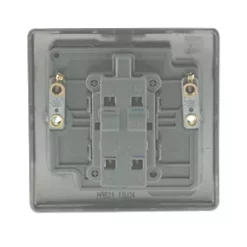 British General Nexus Metal 20A 1-Gang DP Control Switch Antique Brass with LED -British General Switches & Sockets Store 61636 A3