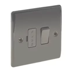 British General Nexus Metal 13A Switched Fused Spur Black Nickel 6 British General Nexus Metal 13A Switched Fused Spur Black Nickel -British General Switches & Sockets Store 62448 A2