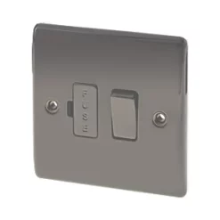 British General Nexus Metal 13A Switched Fused Spur Black Nickel