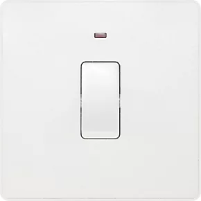 British General Evolve 20A 1-Gang DP Control Switch Pearlescent White with LED with White Inserts 3 British General Evolve 20A 1-Gang DP Control Switch Pearlescent White with LED with White Inserts - Image 3
