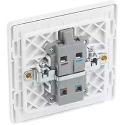 British General Evolve 20A 1-Gang DP Control Switch Pearlescent White with LED with White Inserts 10 British General Evolve 20A 1-Gang DP Control Switch Pearlescent White with LED with White Inserts -British General Switches & Sockets Store 625PY A4