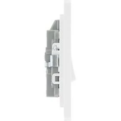 British General Evolve 20A 1-Gang DP Control Switch Pearlescent White with LED with White Inserts 11 British General Evolve 20A 1-Gang DP Control Switch Pearlescent White with LED with White Inserts -British General Switches & Sockets Store 625PY A5