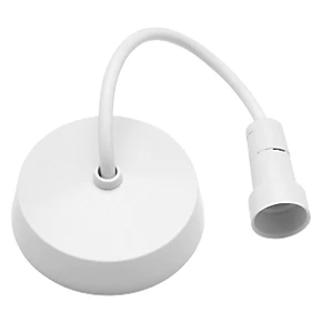 British General 6" Pendant SES White 1 British General 6" Pendant SES White