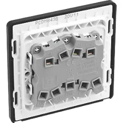 British General Evolve 20 A 16AX 3-Gang 2-Way Light Switch Matt Black with Black Inserts 10 British General Evolve 20 A 16AX 3-Gang 2-Way Light Switch Matt Black with Black Inserts -British General Switches & Sockets Store 632PY A4