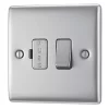 British General Nexus Metal 13A Switched Fused Spur Brushed Steel