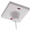 British General 45A 1-Way Pull Cord Switch White with Neon