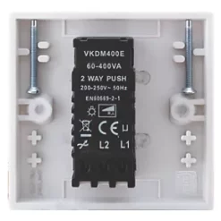 British General 900 Series 1-Gang 2-Way LED Dimmer Switch White 6 British General 900 Series 1-Gang 2-Way LED Dimmer Switch White -British General Switches & Sockets Store 65335 A2