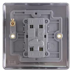 British General Nexus Metal 10AX 1-Gang Intermediate Switch Antique Brass -British General Switches & Sockets Store 65378 A2