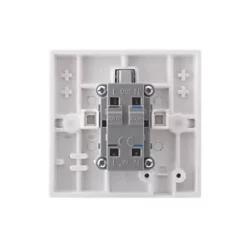 British General 900 Series 20A 1-Gang DP Control Switch White with Neon -British General Switches & Sockets Store 66238 A4