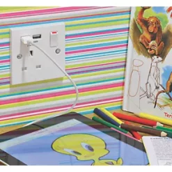 British General 900 Series 13A 1-Gang SP Switched Socket + 2.1A 2-Outlet Type A USB Charger White 8 British General 900 Series 13A 1-Gang SP Switched Socket + 2.1A 2-Outlet Type A USB Charger White -British General Switches & Sockets Store 6914F A2