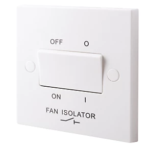 British General 900 Series 10A 1-Gang 3-Pole Fan Isolator Switch White 1 British General 900 Series 10A 1-Gang 3-Pole Fan Isolator Switch White