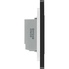 British General Evolve 2-Gang 2-Way LED Double Secondary Touch Trailing Edge Dimmer Switch Matt Black with Black Inserts 6 British General Evolve 2-Gang 2-Way LED Double Secondary Touch Trailing Edge Dimmer Switch Matt Black with Black Inserts - Image 6