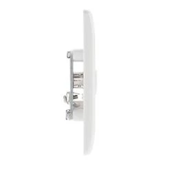 British General 800 Series Coaxial TV Socket White -British General Switches & Sockets Store 704HV A2