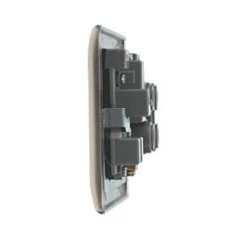 British General Nexus Metal 45A 1-Gang DP Cooker Switch & 13A DP Switched Socket Brushed Iridium with LED with Black Inserts 7 British General Nexus Metal 45A 1-Gang DP Cooker Switch & 13A DP Switched Socket Brushed Iridium with LED with Black Inserts -British General Switches & Sockets Store 74079 A3