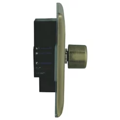 British General Nexus Metal 1-Gang 2-Way LED Dimmer Switch Antique Brass -British General Switches & Sockets Store 74444 A3