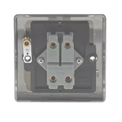 British General Nexus Metal 10AX 1-Gang Intermediate Switch Black Nickel -British General Switches & Sockets Store 76638 A3