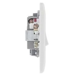 British General 800 Series 13A Switched Fused Spur with LED White -British General Switches & Sockets Store 772HV A2
