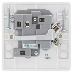 British General 800 Series 13A Switched Fused Spur with LED White -British General Switches & Sockets Store 772HV A3