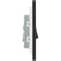 British General Evolve 20A 16AX 1-Gang Intermediate Light Switch Blue with Black Inserts -British General Switches & Sockets Store 801PX A5