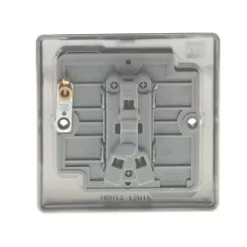 British General Nexus Metal 10AX 1-Gang 2-Way Light Switch Black Nickel -British General Switches & Sockets Store 81250 A3
