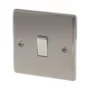 British General Nexus Metal 10AX 1-Gang 2-Way Light Switch Black Nickel