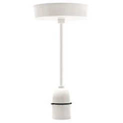 British General 6" Pendant Set BC White 5 Pack -British General Switches & Sockets Store 81746 A2