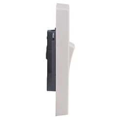 British General 900 Series 10AX 1-Gang 2-Way Light Switch White -British General Switches & Sockets Store 81858 A3