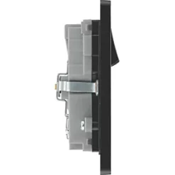 British General Evolve 13A 2-Gang SP Switched Socket + 3.1A 2-Outlet Type A USB Charger Copper with Black Inserts -British General Switches & Sockets Store 819RF A5