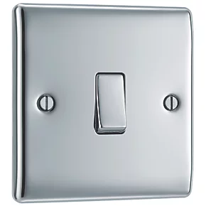 British General Nexus Metal 10AX 1-Gang 2-Way Light Switch Polished Chrome 3 British General Nexus Metal 10AX 1-Gang 2-Way Light Switch Polished Chrome - Image 3