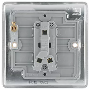 British General Nexus Metal 10AX 1-Gang 2-Way Light Switch Polished Chrome 5 British General Nexus Metal 10AX 1-Gang 2-Way Light Switch Polished Chrome - Image 5