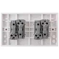 British General 900 Series 10AX 4-Gang 2-Way Light Switch White -British General Switches & Sockets Store 84744 A2