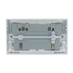 British General 900 Series 13A 2-Gang SP Switched Socket + 3.1A 2-Outlet Type A USB Charger White -British General Switches & Sockets Store 8529P A2