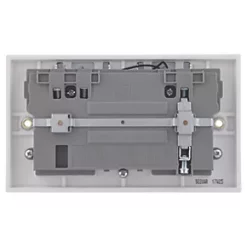 British General 900 Series 13A 2-Gang SP Switched Wi-Fi Extender Socket + 2.1A 1-Outlet Type A USB Charger White -British General Switches & Sockets Store 8865V A3