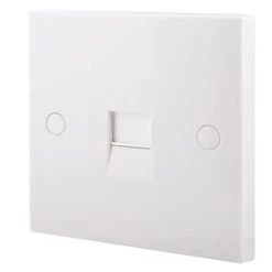 British General 900 Series Master Telephone Socket White