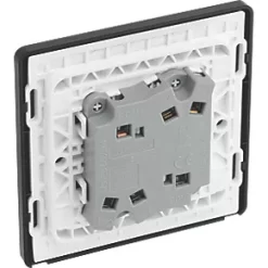 British General Evolve 20 A 16AX 2-Gang 2-Way Wide Rocker Light Switch Copper with Black Inserts -British General Switches & Sockets Store 906PY A4