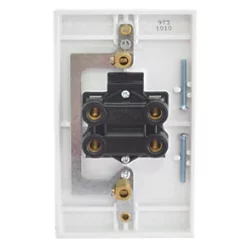 British General 900 Series 45A 2-Gang DP Cooker Switch White -British General Switches & Sockets Store 91193 A2