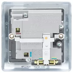 British General Nexus Metal 13A 1-Gang SP Switched Socket + 2.1A 2-Outlet Type A USB Charger Polished Chrome with White Inserts 5 British General Nexus Metal 13A 1-Gang SP Switched Socket + 2.1A 2-Outlet Type A USB Charger Polished Chrome with White Inserts -British General Switches & Sockets Store 913FT A2