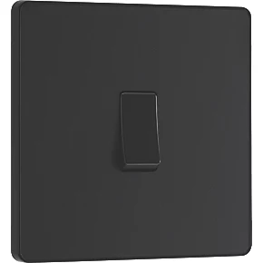 British General Evolve 20 A 16AX 1-Gang 2-Way Light Switch Matt Black with Black Inserts 2 British General Evolve 20 A 16AX 1-Gang 2-Way Light Switch Matt Black with Black Inserts - Image 2
