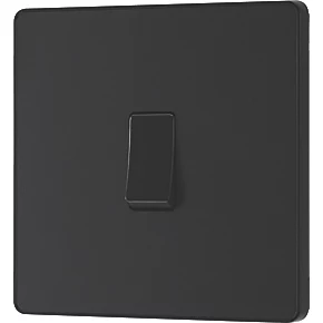 British General Evolve 20 A 16AX 1-Gang 2-Way Light Switch Matt Black with Black Inserts 4 British General Evolve 20 A 16AX 1-Gang 2-Way Light Switch Matt Black with Black Inserts - Image 4
