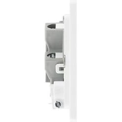 British General Evolve 13A Unswitched Fused Spur with LED Pearlescent White with White Inserts -British General Switches & Sockets Store 960PX A5